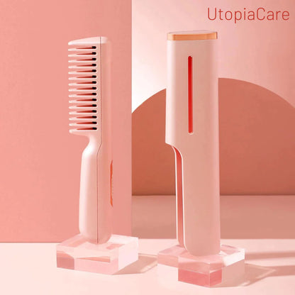 Portable Straightening Hair Comb