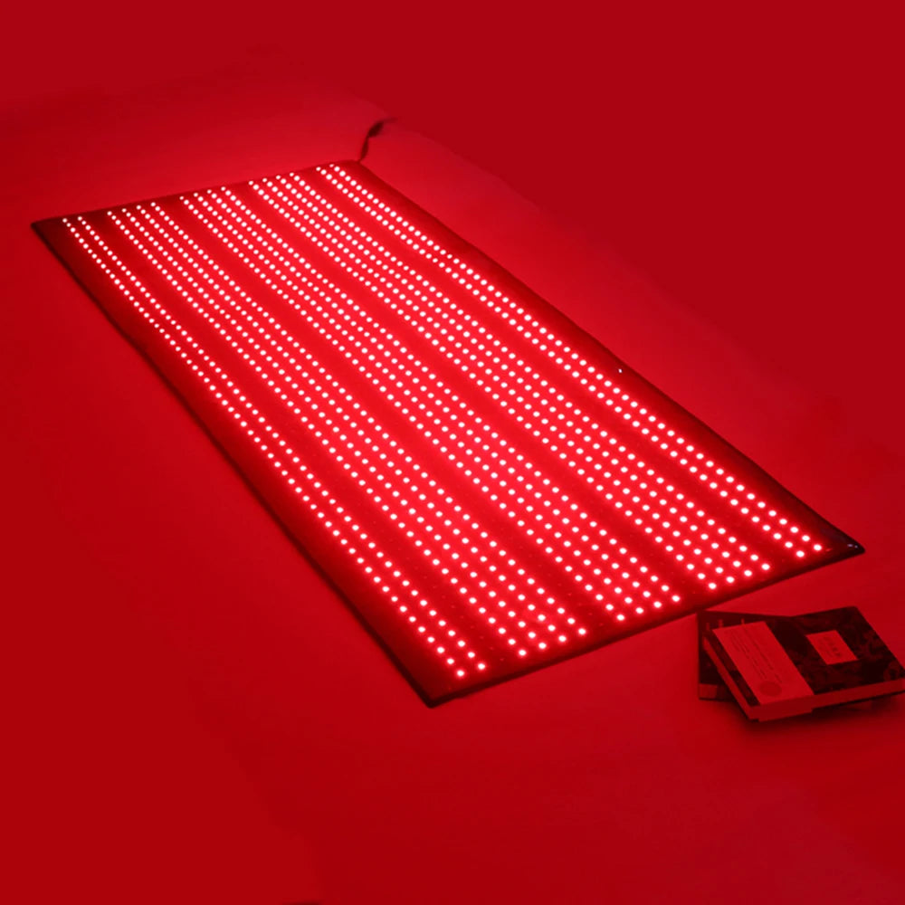 GlowUK™ Large LED Light Mat – 1280 LEDs for Pain Relief and Relaxation, UK Certified