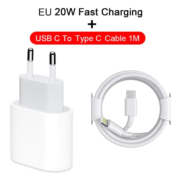 Gadget Kingdom™ 20W Fast Charger for iPhone – High-Speed Charging Adapter