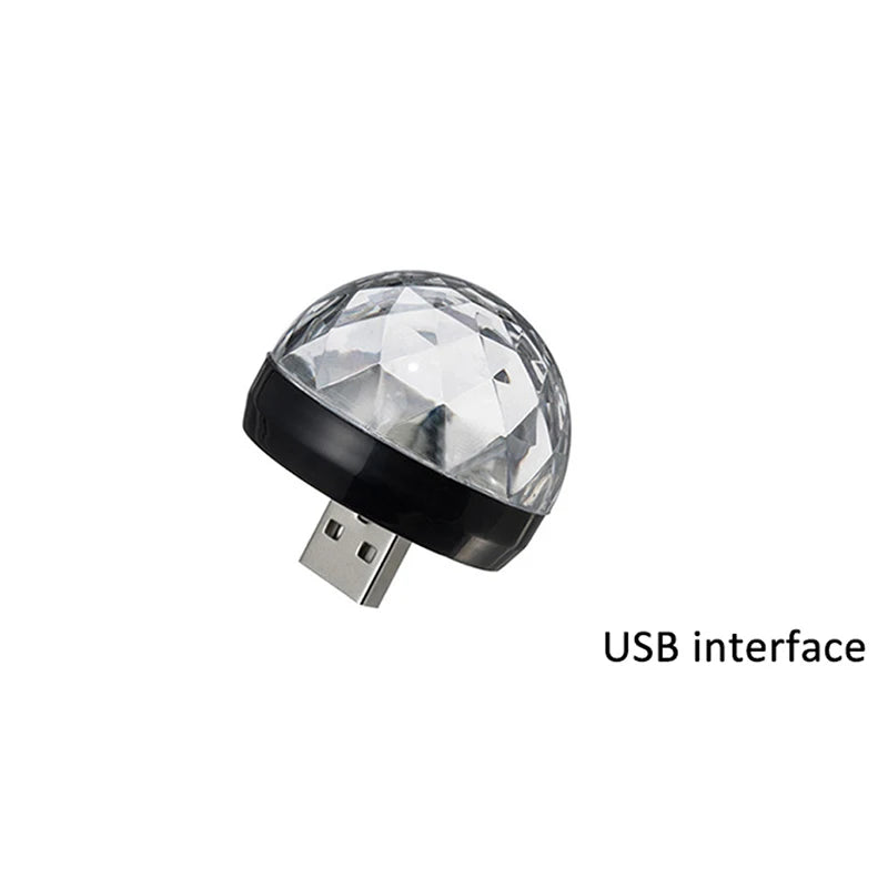 Laser Galaxy Projector – USB Star Light for Car Roof & Home, Romantic Starry Night LED Interior Lamp