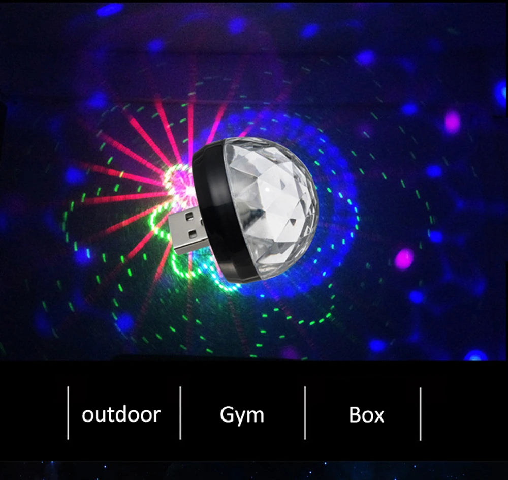 Laser Galaxy Projector – USB Star Light for Car Roof & Home, Romantic Starry Night LED Interior Lamp