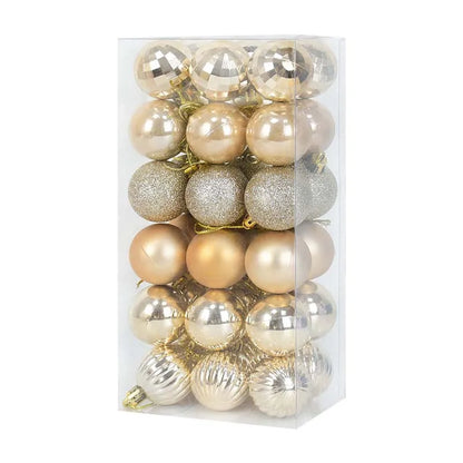 1 Box of Christmas Balls – Hanging Tree Ornaments for Home & Party Décor – 2024 New Year Gift