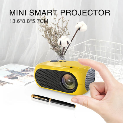 M24 Mini Projector – LED Portable Beamer with HDMI & USB, 480P Resolution, 1080P Support for Kids and Family Entertainment