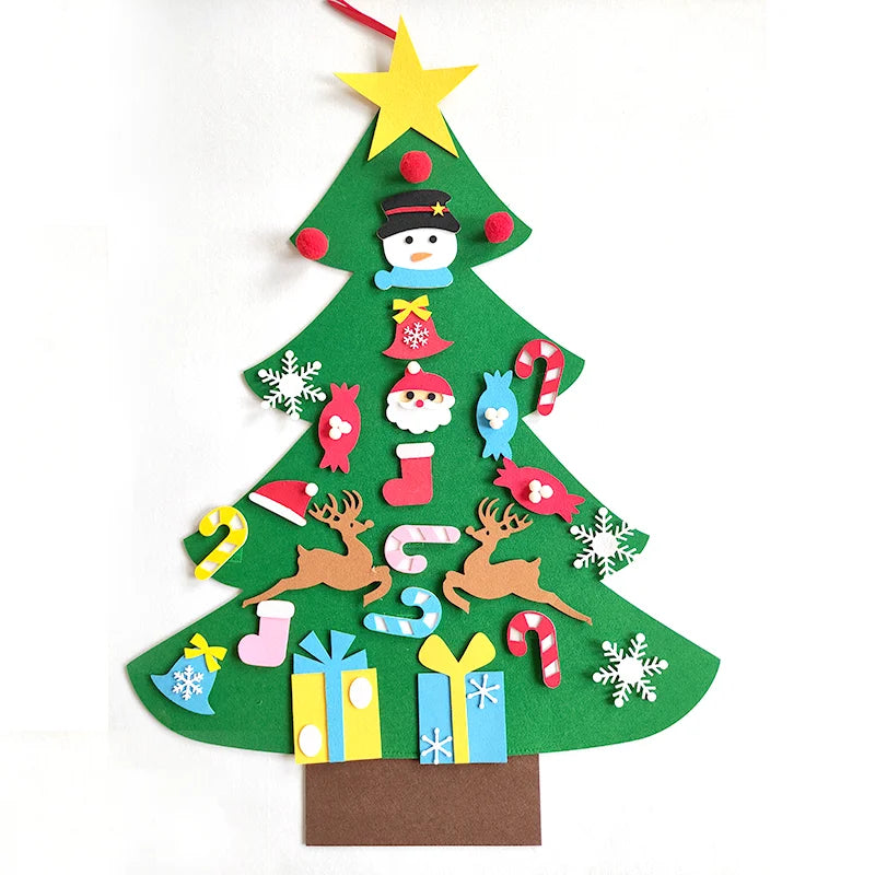 DIY Felt Christmas Tree – Festive Home Decoration for Kids & Family – Navidad 2024 Ornaments