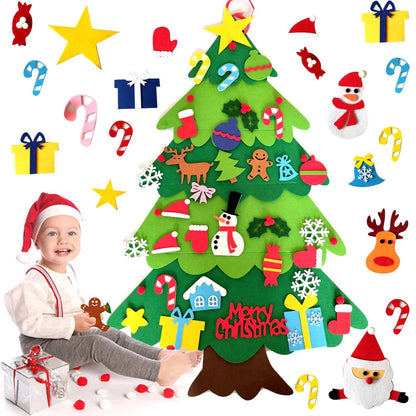 DIY Felt Christmas Tree – Festive Home Decoration for Kids & Family – Navidad 2024 Ornaments