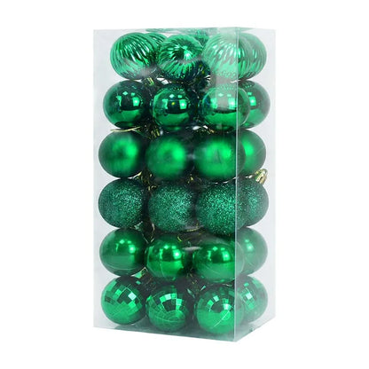 1 Box of Christmas Balls – Hanging Tree Ornaments for Home & Party Décor – 2024 New Year Gift