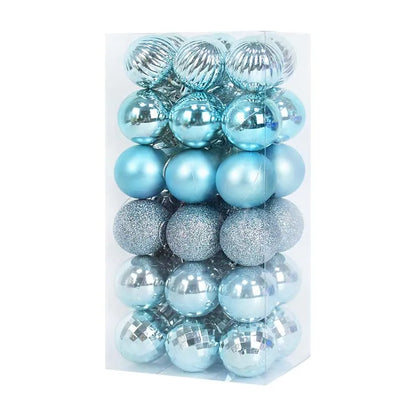 1 Box of Christmas Balls – Hanging Tree Ornaments for Home & Party Décor – 2024 New Year Gift