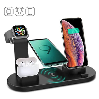 100W Wireless Charger Stand Pad - High-Speed Charging for Multiple Devices - UK Quality