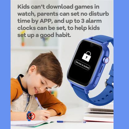 4G Kids Smart Watch – GPS Tracker, WiFi Video Call, SOS, Camera, Child Smartwatch with App Compatibility