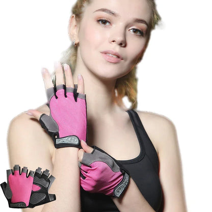 Elevate Your Workout with Versatile Fingerless Gloves! Professional Gym Fitness Breathable Anti-Slip!