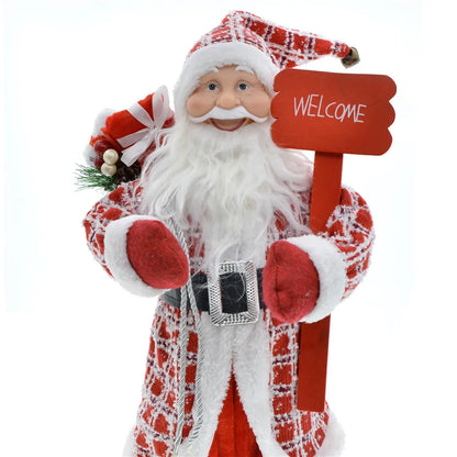 45cm Santa Claus Doll Christmas Decoration – Festive Ornament for Home, Tree & Holiday Gifting