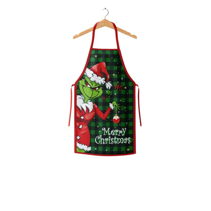 Christmas Aprons for Adults: Thickened Holiday Kitchen Apron for Family Parties & Home Decoration