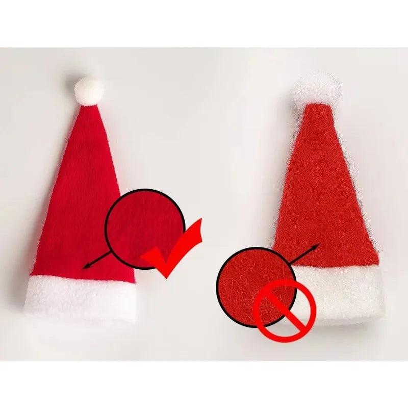 Merry Christmas 2024 Tableware Bag Holder – Christmas Hat Fork  Knife Cutlery Holder, Holiday Home Decoration