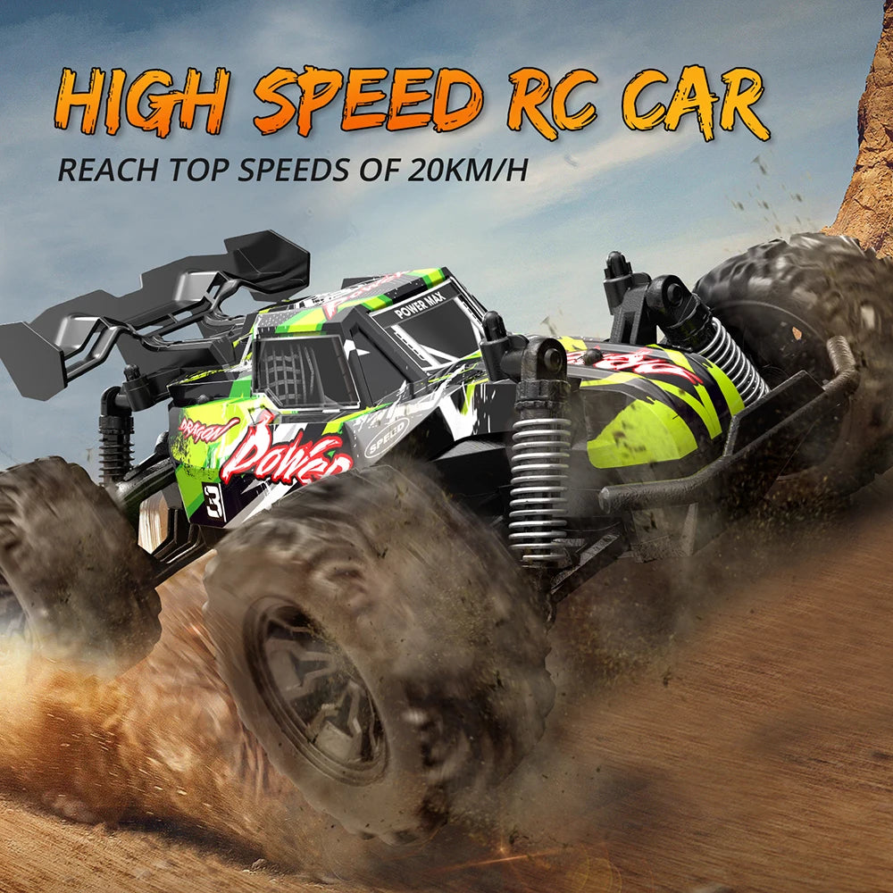 1:20 Off-Road RC Car – High-Speed 2.4G Remote Control Monster Truck for Kids