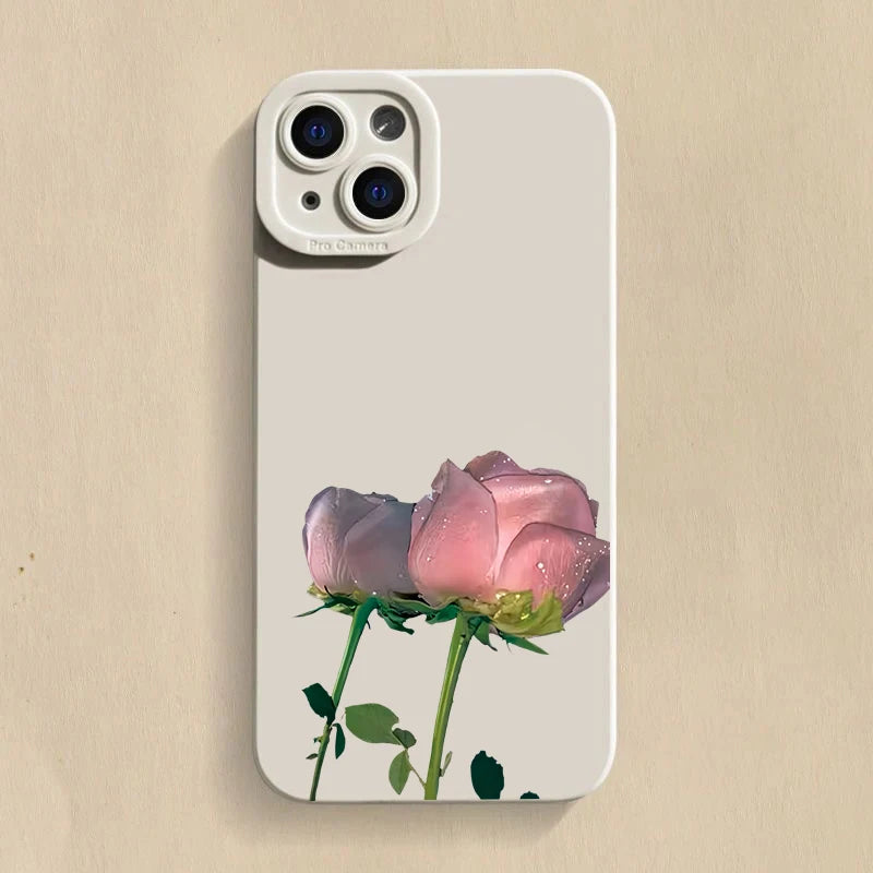 Rose Flower Phone Case for Redmi Note: Stylish Soft Silicone Cover