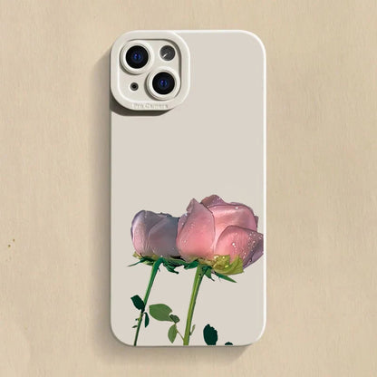 Rose Flower Phone Case for Redmi Note: Stylish Soft Silicone Cover