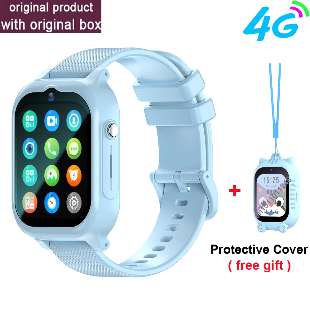 New Kids Smart Watch 4G GPS Tracker with Video Call, SOS Alert, Voice Monitor, Camera & Wi-Fi – Child Location Tracker and Phone Watch