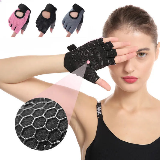 Breathable Gym Training Gloves | Fingerless Gloves for Fitness, Cycling, and Outdoor Sports