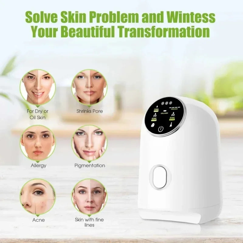 Mask Machine New Intelligent DIY Natural Fruit and Vegetable Mask Machine Spa Facial Treatment Machine Private Customised