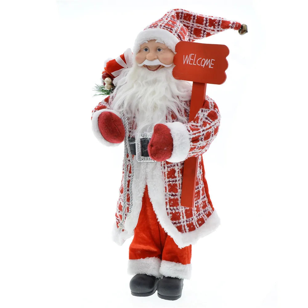 45cm Santa Claus Doll Christmas Decoration – Festive Ornament for Home, Tree & Holiday Gifting