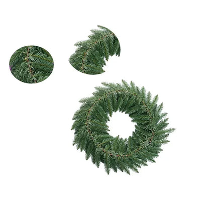 Christmas Rattan Wreath: Decorative Circle for Holiday Cheer, Available in Multiple Sizes (30cm to 60cm)