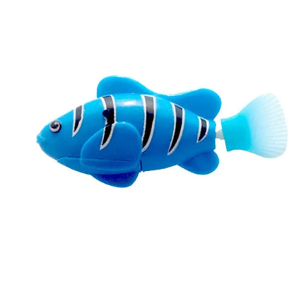 LED Interactive Swimming Robot Fish Toy for Cats: Glowing Electric Fish to Stimulate Pet Hunting Instincts