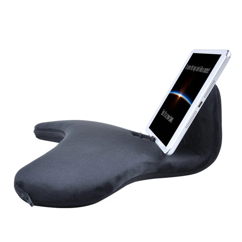 Desktop Tablet & Phone Stand Pillow Rest – Lazy Person Bracket for Book Reading, Relaxing, and Hands-Free Viewing