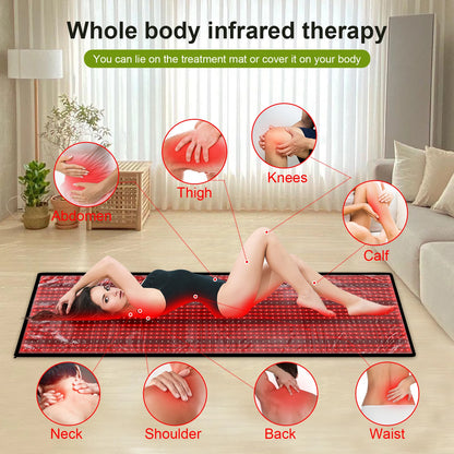 LED Red Light Mat Device Large Pads for Whole Full Body yoga Mat Home  Relaxation Device Mat