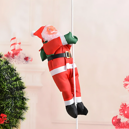 Christmas Santa Claus Ladder Decoration – Festive Hanging Ornament for Home & Tree Decor