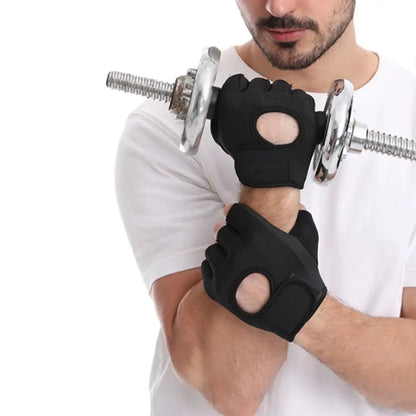 Elevate Your Workout with Our Silicone Palm Weightlifting Gloves!