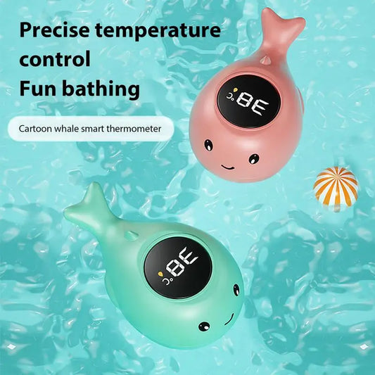 Baby Bath Toy with LED Thermometer: Floating Bathtub Toy for Temperature Check, Pool & Shower Fun for Kids