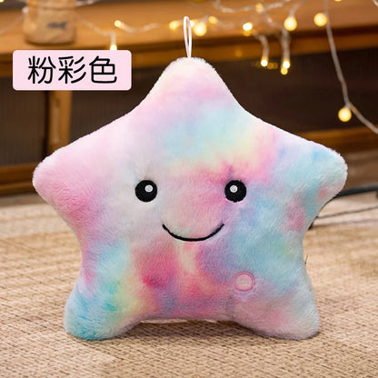 LED Glowing Star Plush Toy: Soft Stuffed Pillow Doll with Lights for Kids’ Gifts & Home Décor