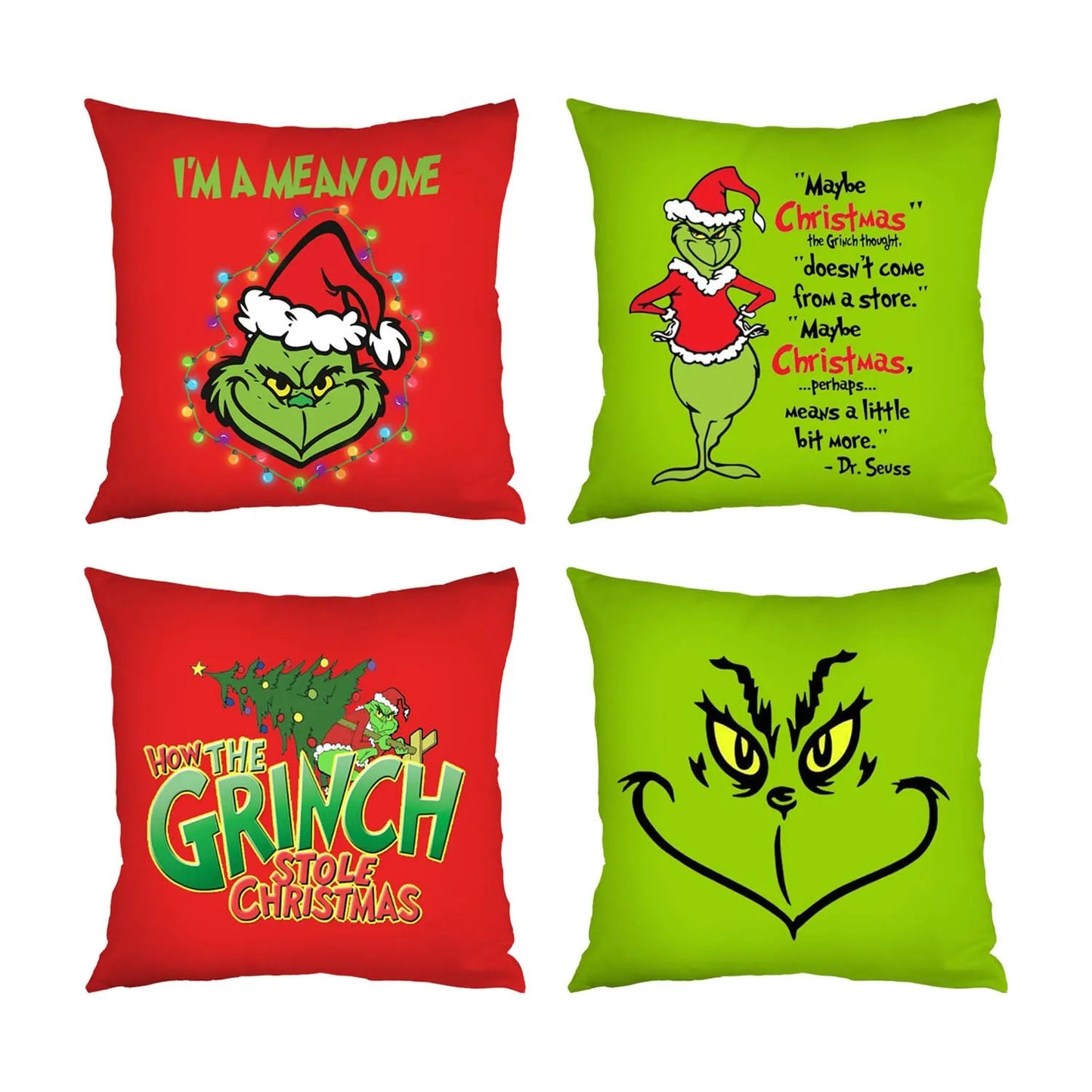 Festive Christmas Lumbar Pillowcase: Fun Holiday Cushion Cover for Sofa and Home Décor