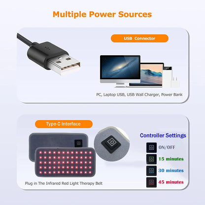 Red Light Infrared Device Pads