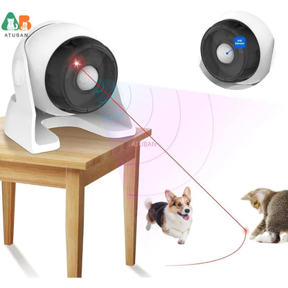 Automatic Cat Laser Toy – Interactive Rechargeable Pet Toy with Motion Sensor & Adjustable Angles