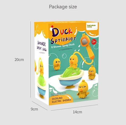 Cute Electric Duck Bath Toy: Water Spray Interactive Bathtub Fun for Kids & Babies