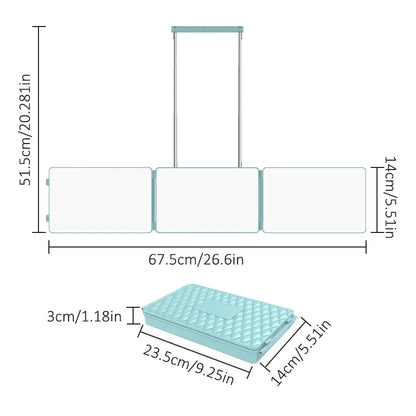 GlowUK™ Mini 3-Way Mirror with LED Brightness Adjustment