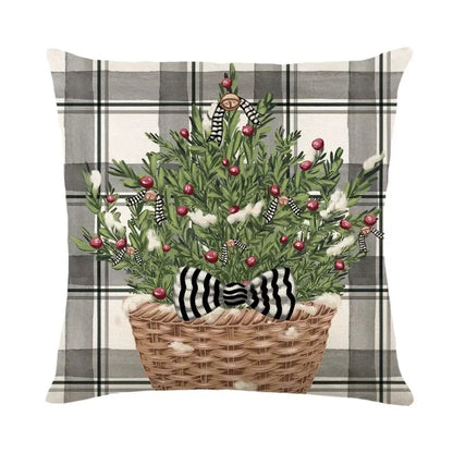 Merry Christmas Cushion Cover Set – Festive Pillowcases for Home Décor, Holiday Ornament for 2025