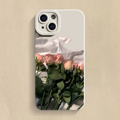 Rose Flower Phone Case for Redmi Note: Stylish Soft Silicone Cover