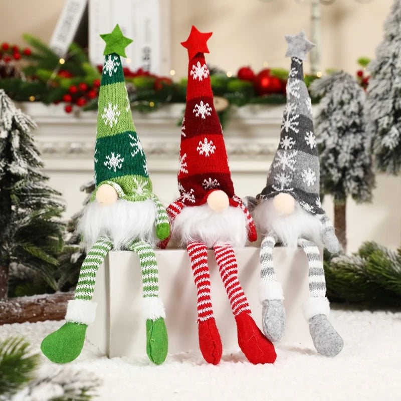 Glowing Gnome Christmas Doll – 6 Styles of Festive Faceless Gnome Decor, Perfect for Holiday Gifts & Home Decoration