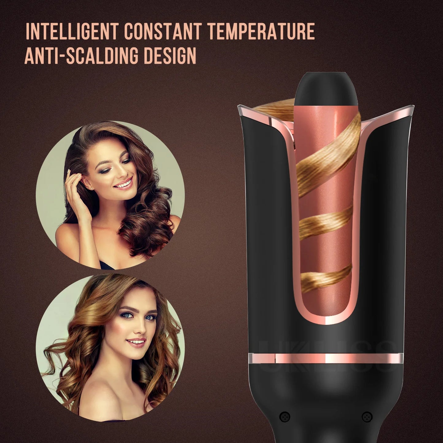 Automatic Hair Curler: Looper Wavy Crimping Curl Tool for Effortless Curls & Waves