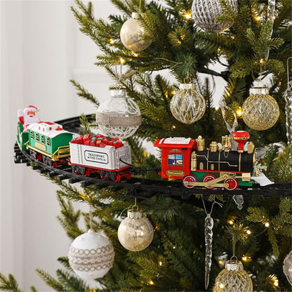 Christmas Electric Train Toy – Festive Train Set for Tree Decor & Holiday Scenes, Perfect Christmas Ornament