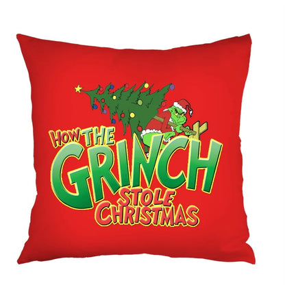 Festive Christmas Lumbar Pillowcase: Fun Holiday Cushion Cover for Sofa and Home Décor