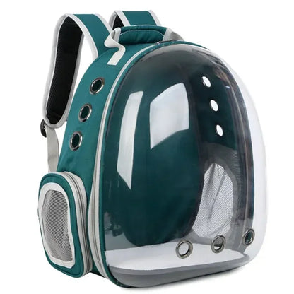 Transparent Bubble Backpack for Cats - Stylish Pet Carrier with Comfortable Space for Your Furry Friend