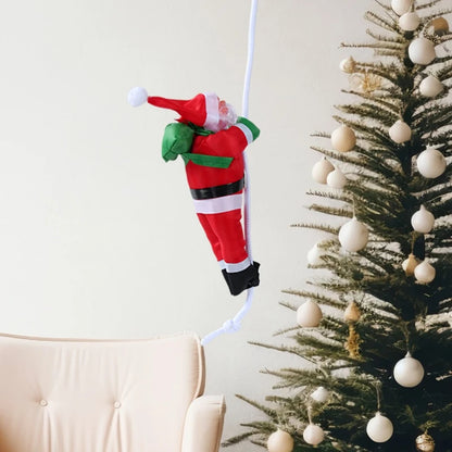 Christmas Santa Claus Ladder Decoration – Festive Hanging Ornament for Home & Tree Decor