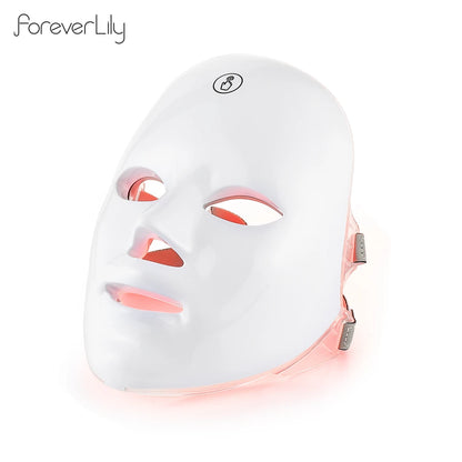 GlowUK™ 7 Colours Photon Facial LED Mask – Non-Invasive Light Therapy for Skin Care