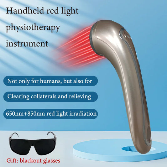 GlowUK™ Laser Red Light Therapy Device: 650nm & 808nm for Relaxation and Comfort