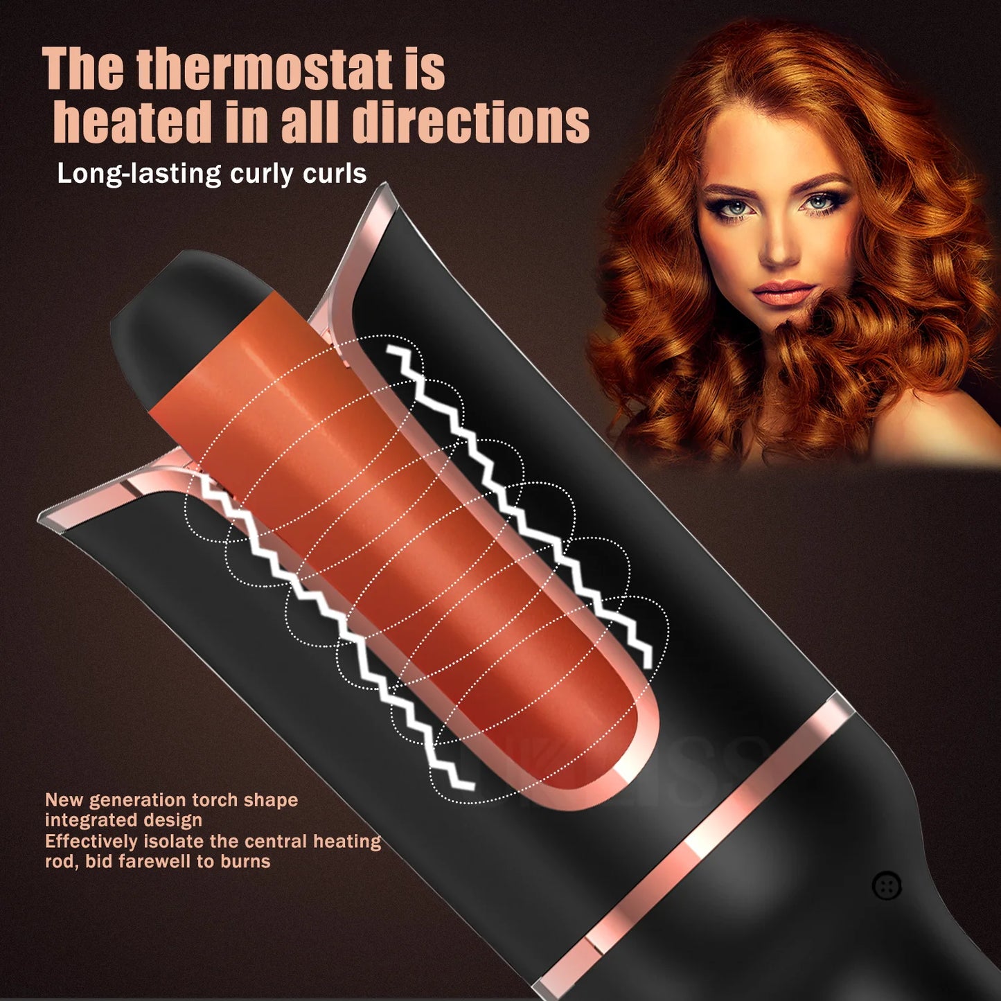 Automatic Hair Curler: Looper Wavy Crimping Curl Tool for Effortless Curls & Waves