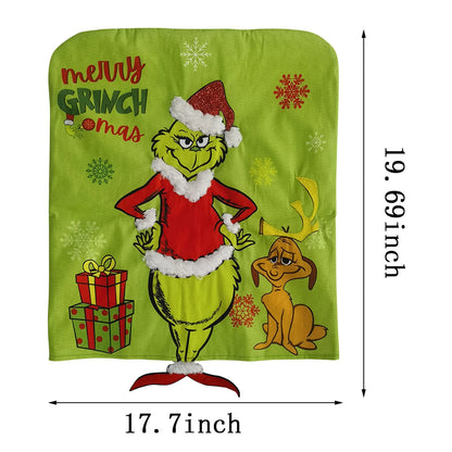 Christmas Chair Back Covers: Festive Holiday Decorations for Party, Dining, and Home Décor