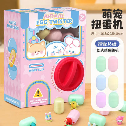 DIY Egg Twisting Machine Toy: Sanrio Blind Box Mini Claw Game Machine for Kids’ Surprises & Fun Gifts (6/12/16PCS)